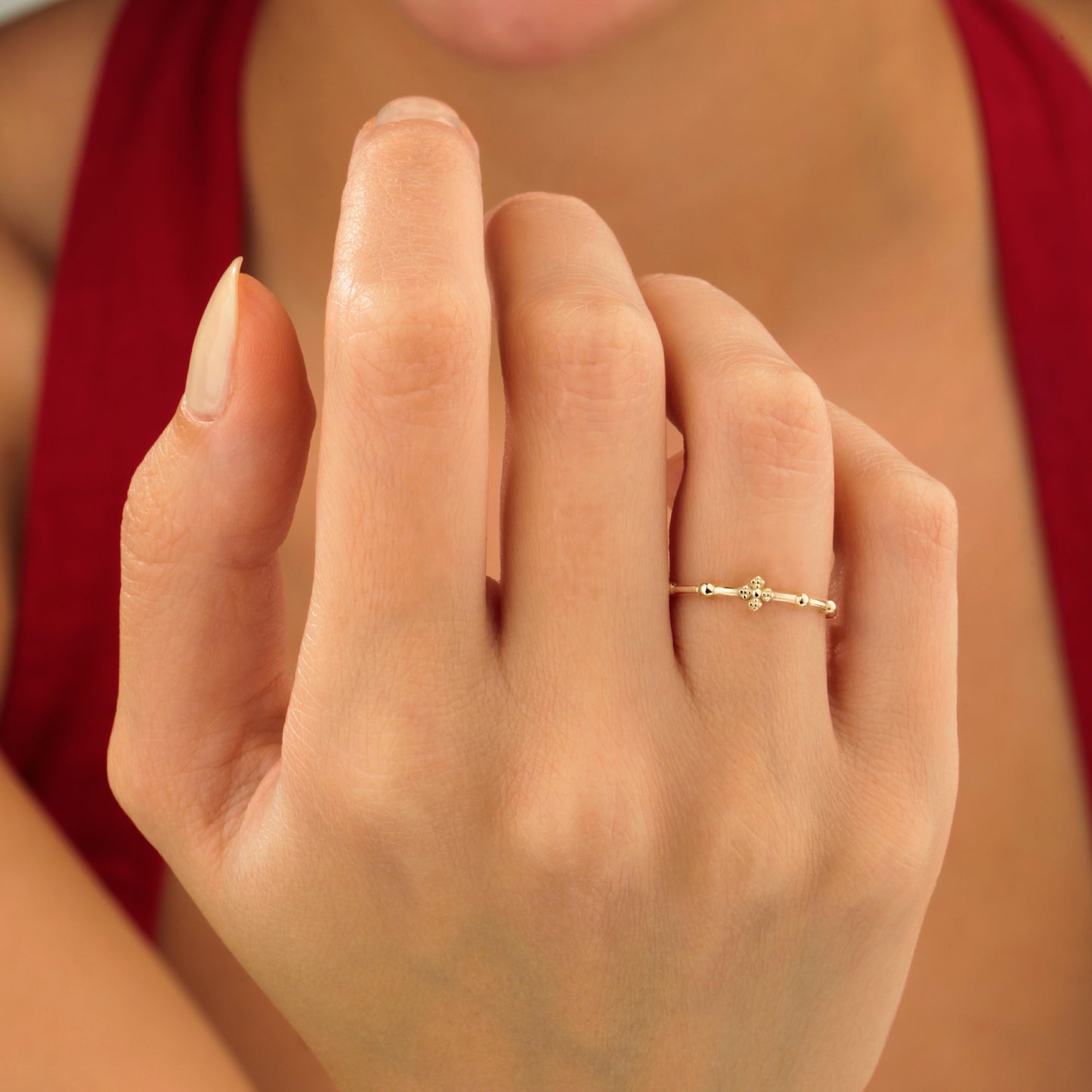 14K Stoneless Thin Gold Ring