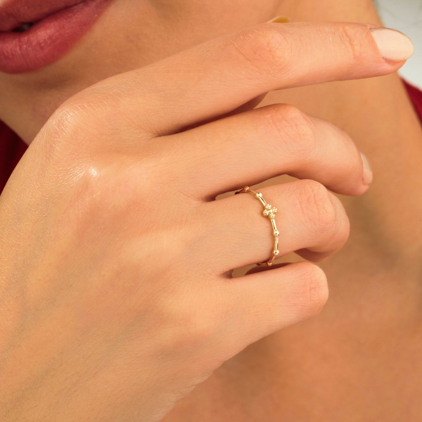 14K Stoneless Thin Gold Ring