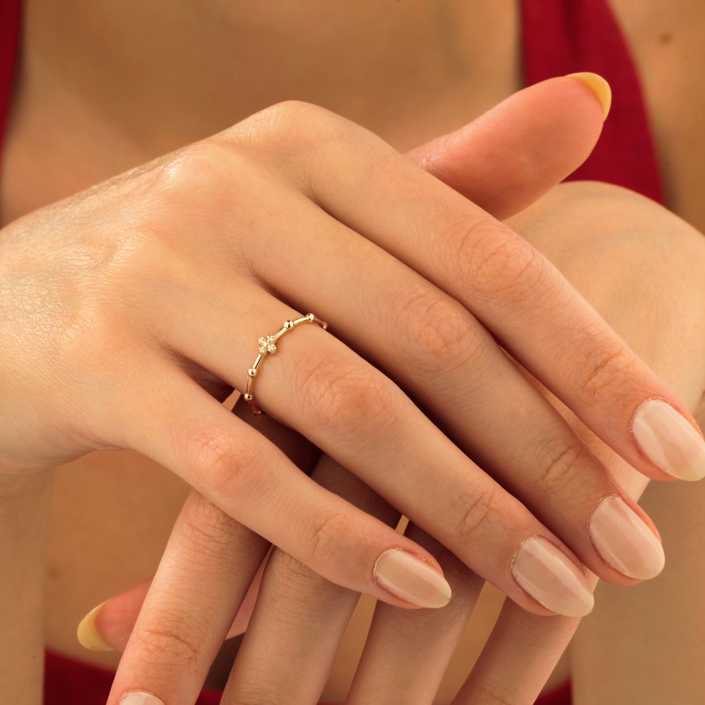 14K Stoneless Thin Gold Ring