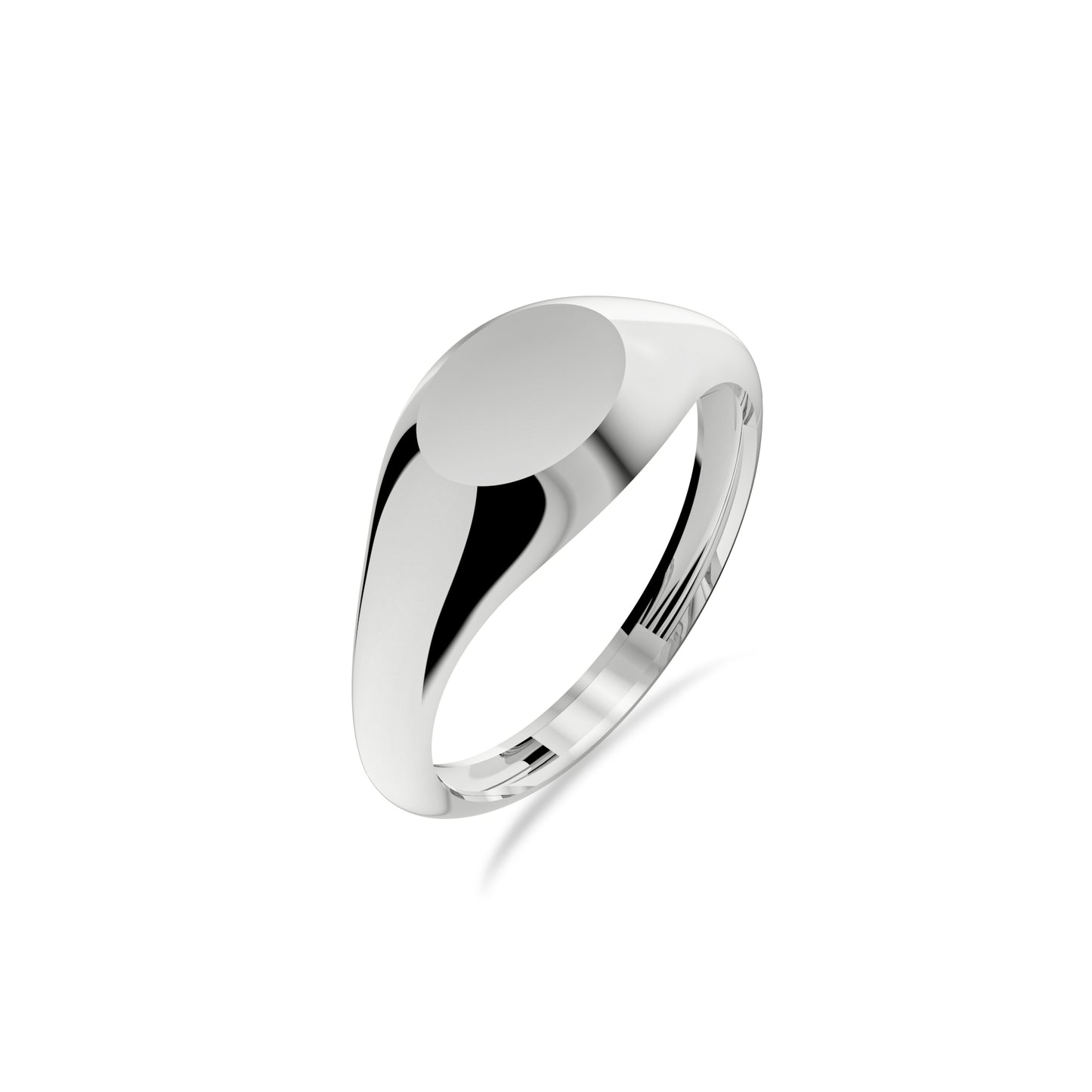 10k Solid Gold Oval Signet Ring