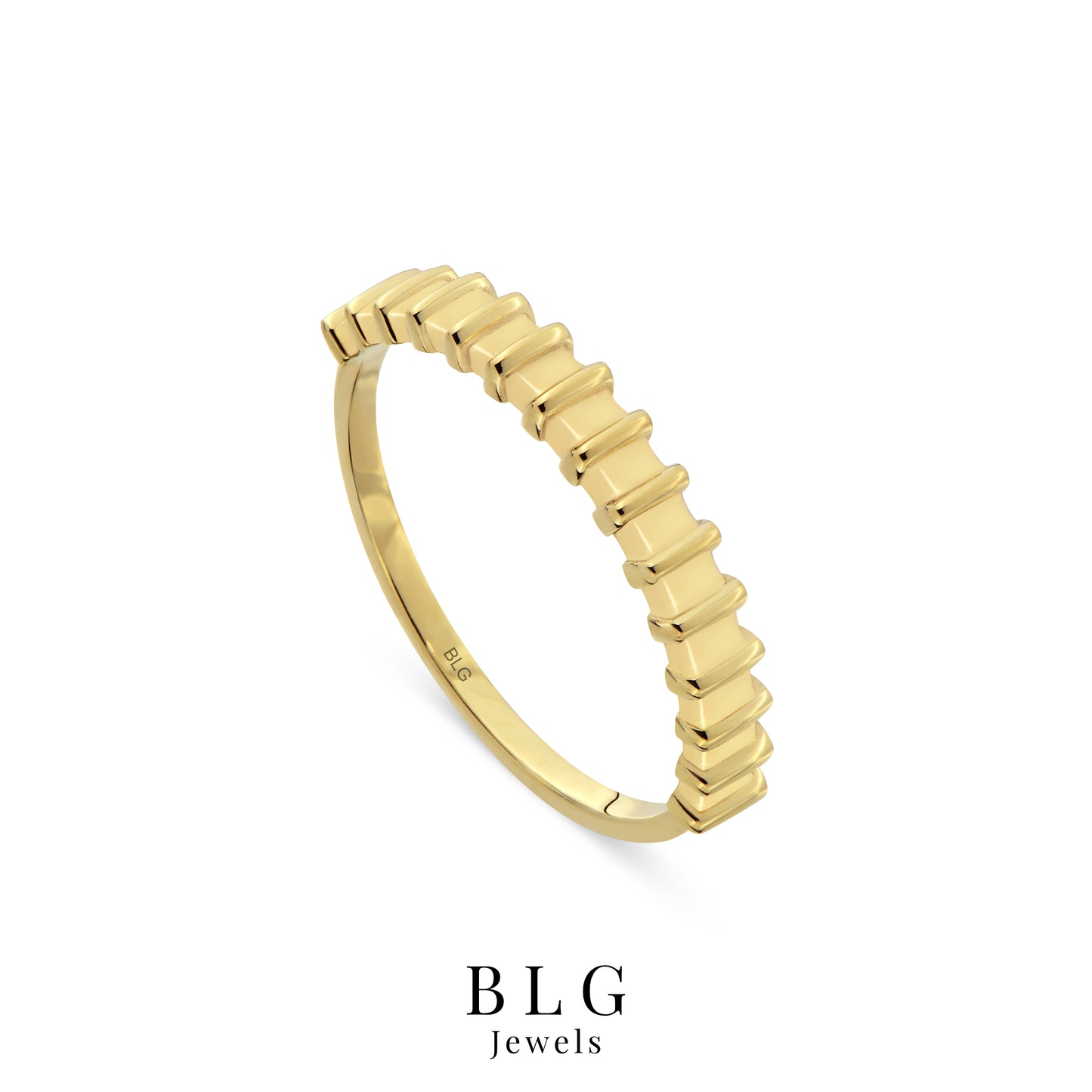 14K Minimalist Solid Gold Ring