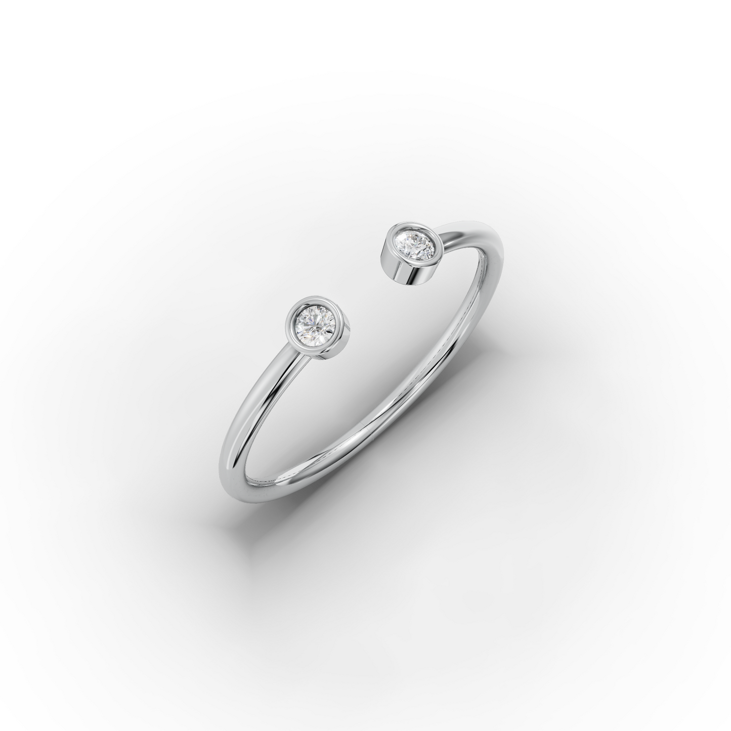 14K Dainty Open Ring