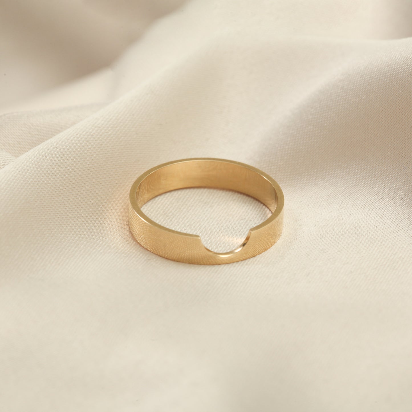 14K Solid Gold Band Ring