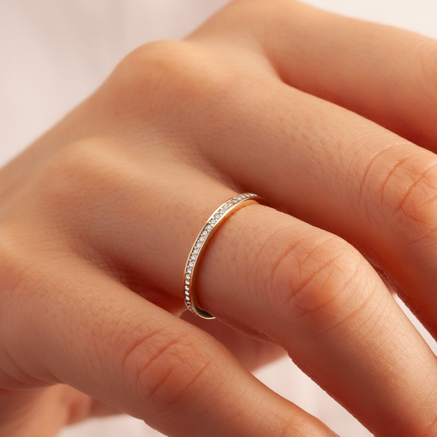 Channel Setting Eternity Wedding Ring