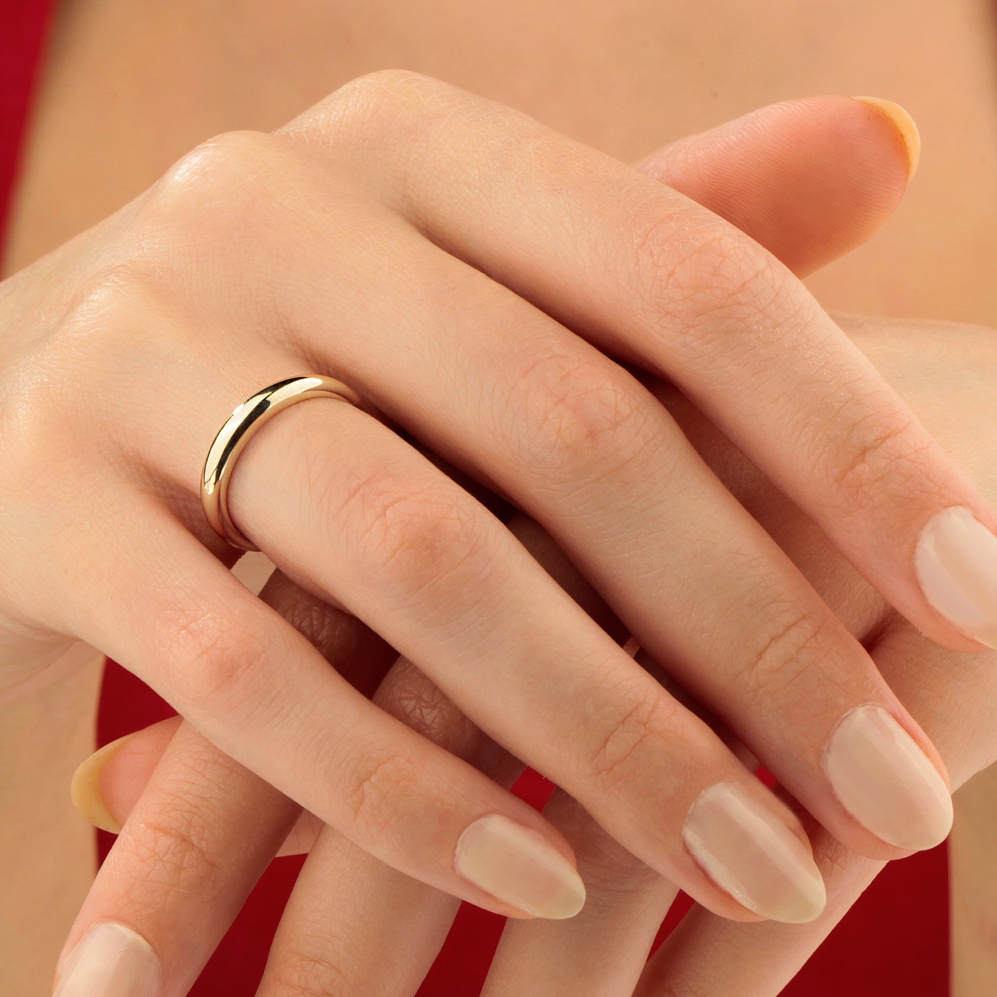 14K Gold Wedding Band Ring