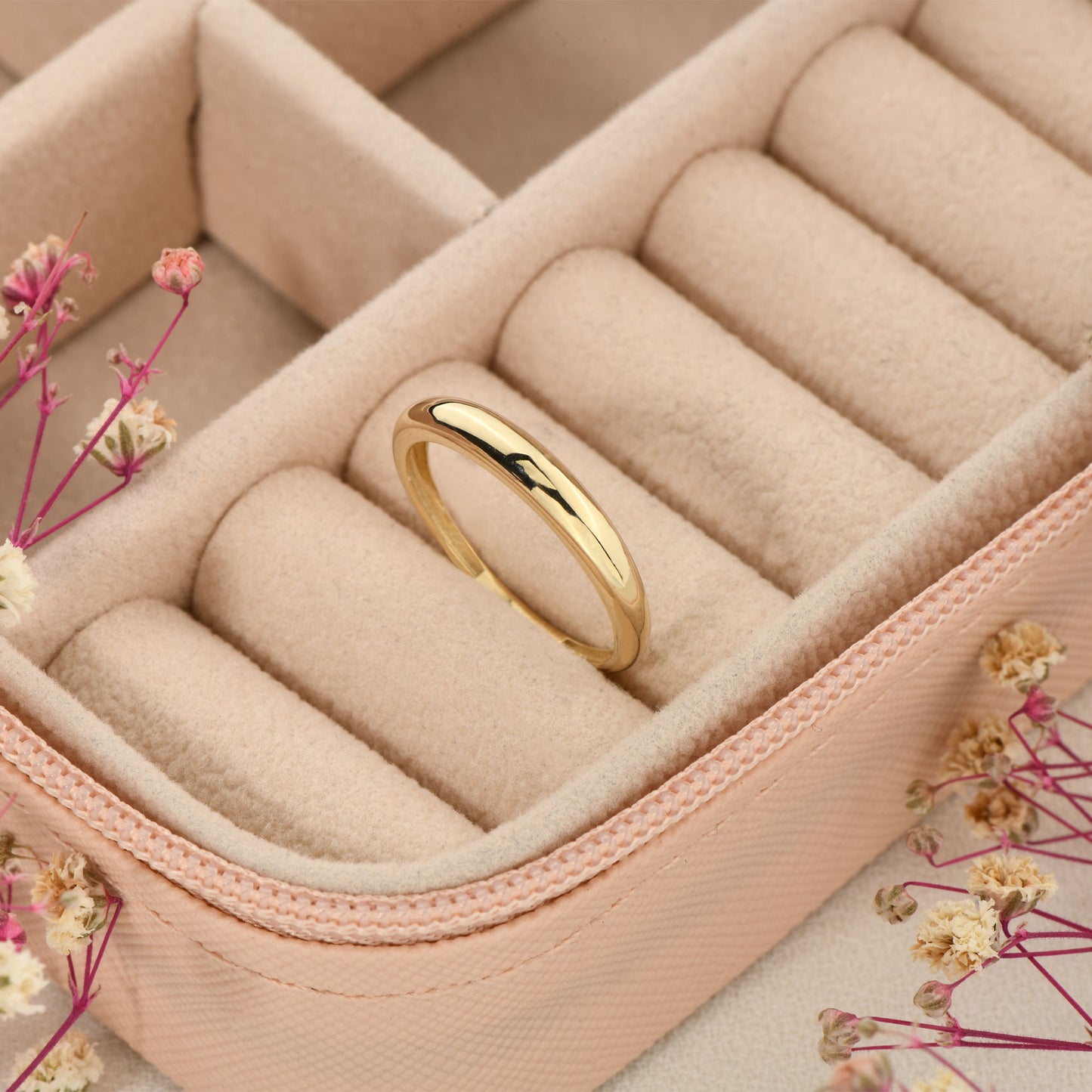 14K Gold Wedding Band Ring