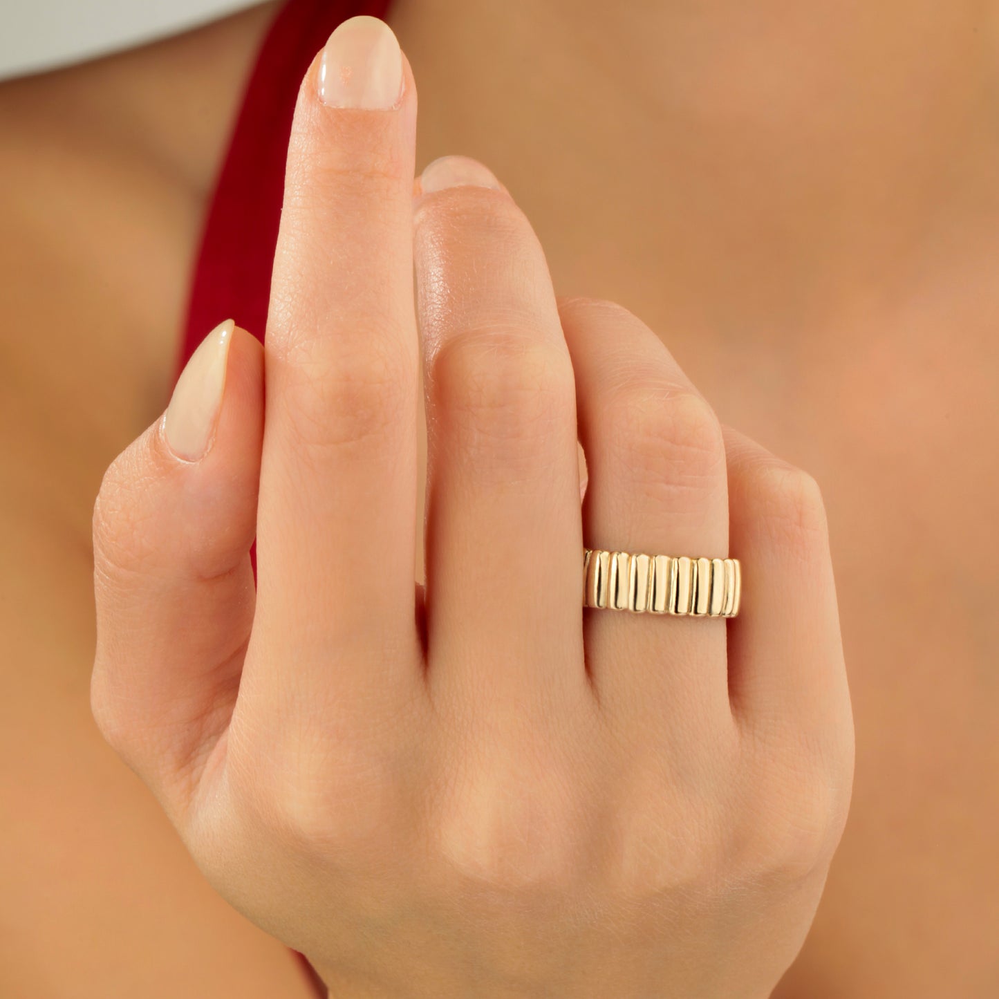 14K Women's Gold Band Ring