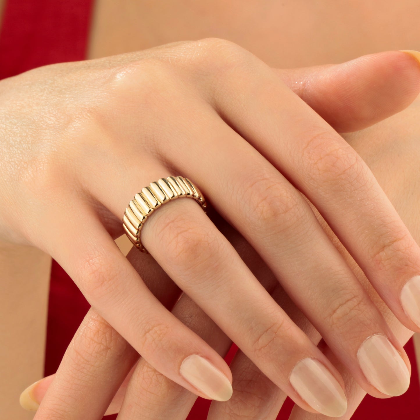 14K Women's Gold Band Ring