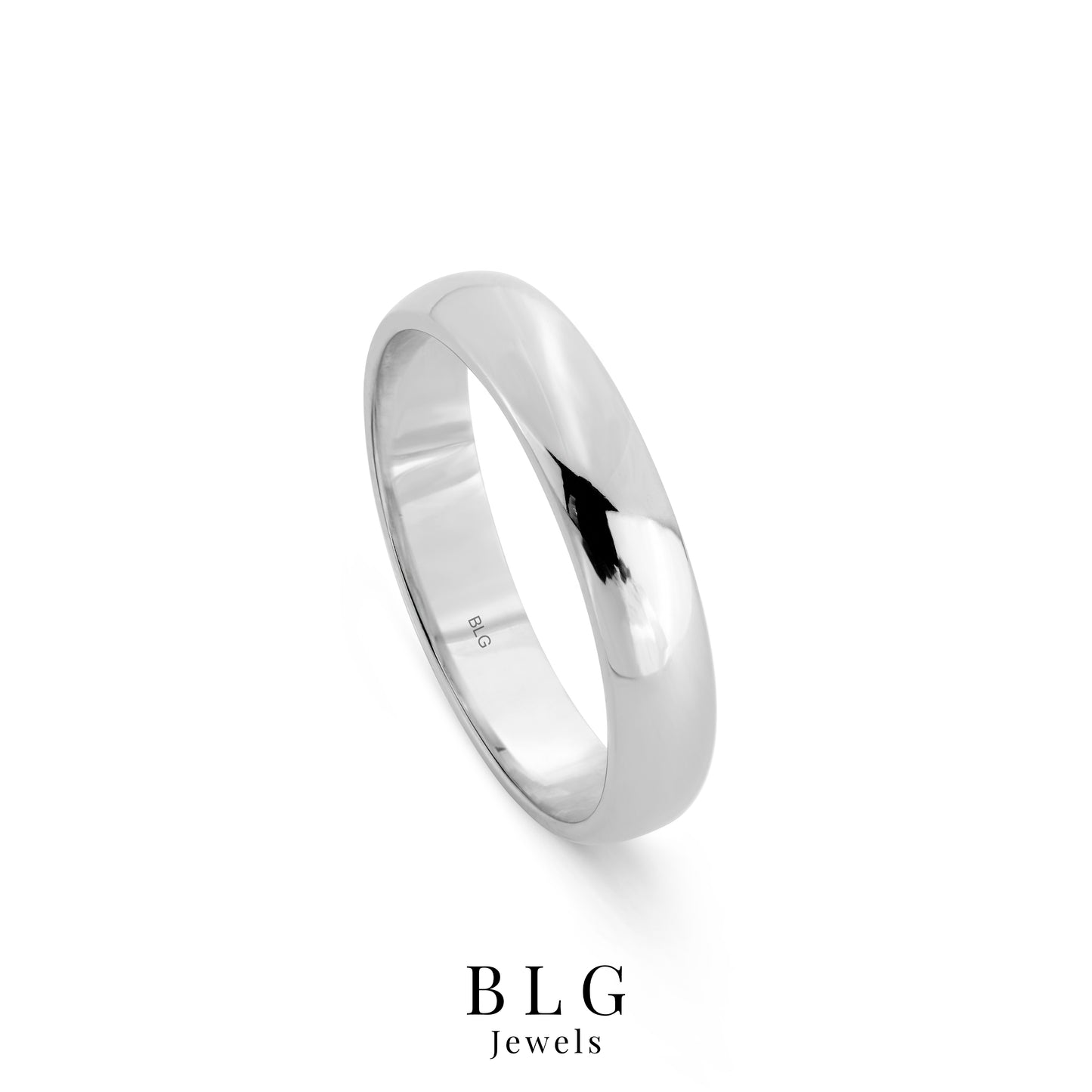 14K Solid Gold Wedding Band Ring