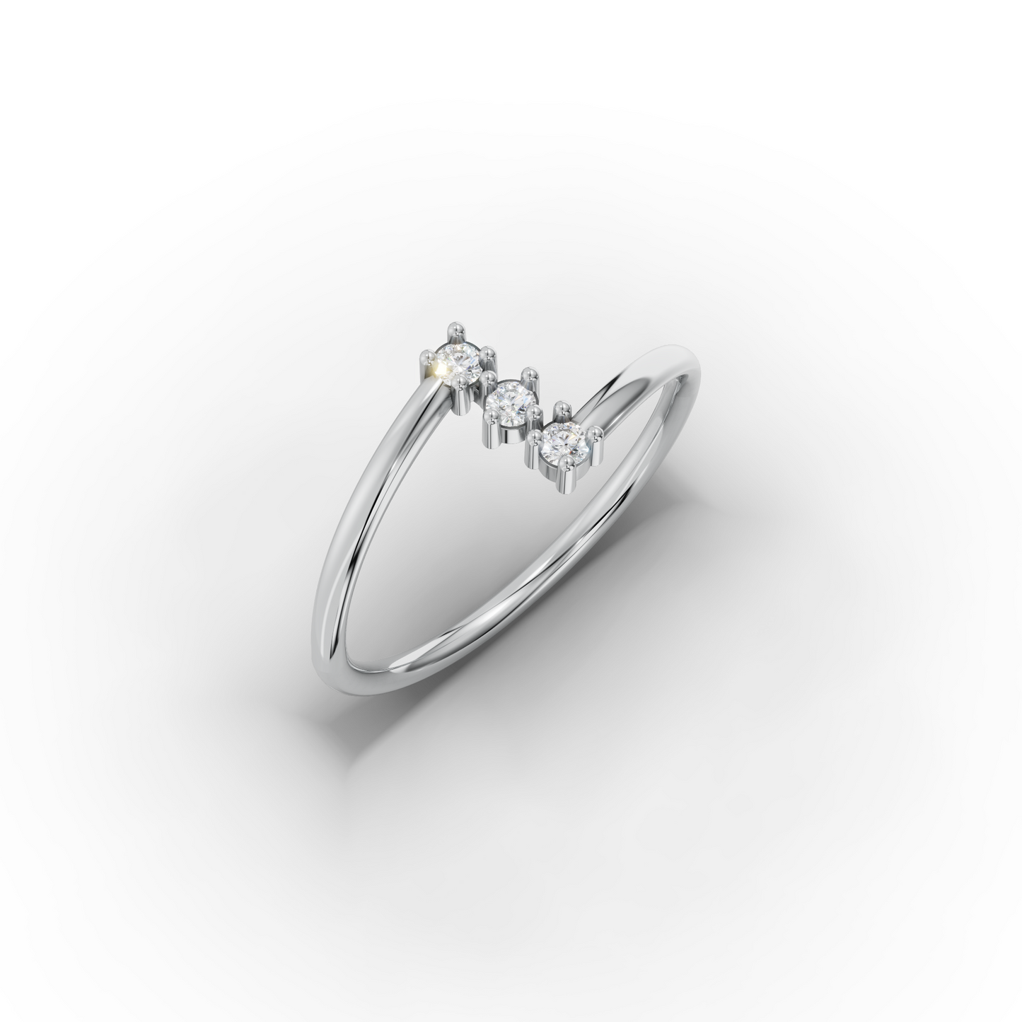 Stone Zircon Gold Ring