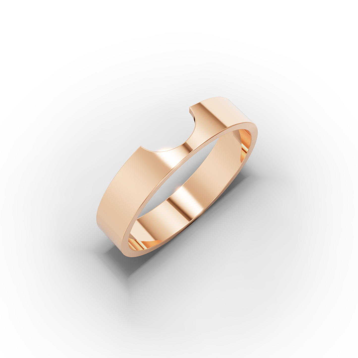 14K Solid Gold Band Ring