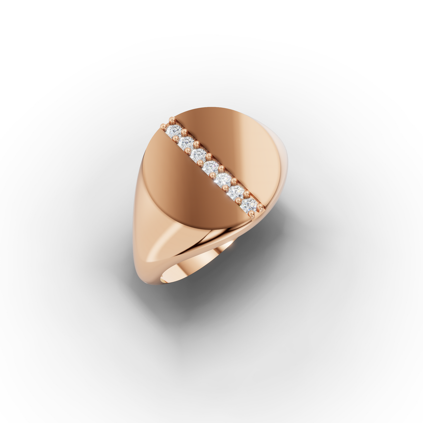 Zircon Signet Ring for Women