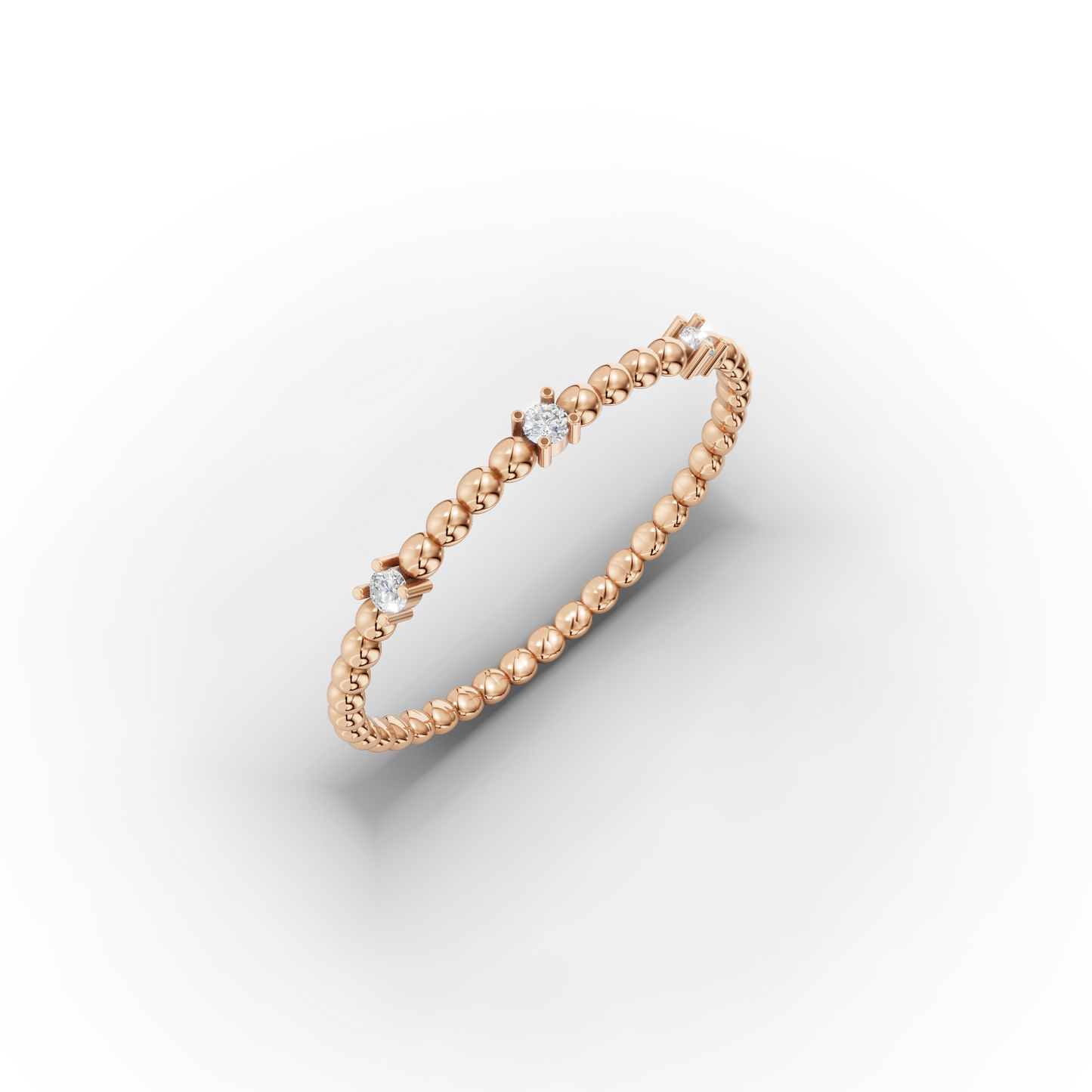 14K Stackable Solid Gold Zircon Ring